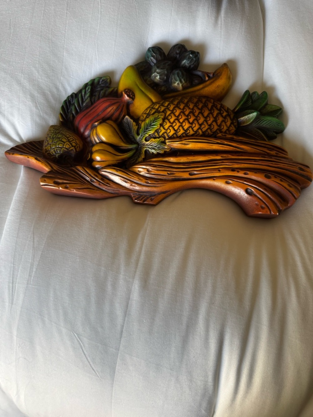 1967 Miller Studio Chalkware Colorful Fruit Wall Decor